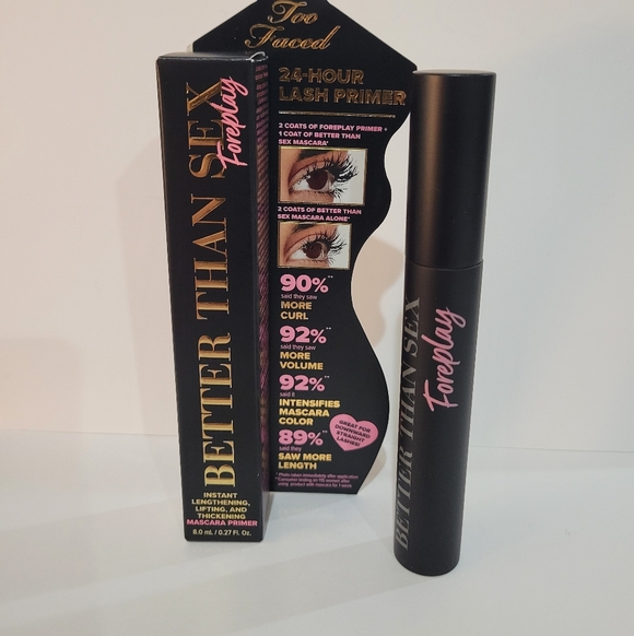 TOO FACED *Better than Sex Foreplay Mascara Primer* / .27 oz / New in box - Picture 2 of 7